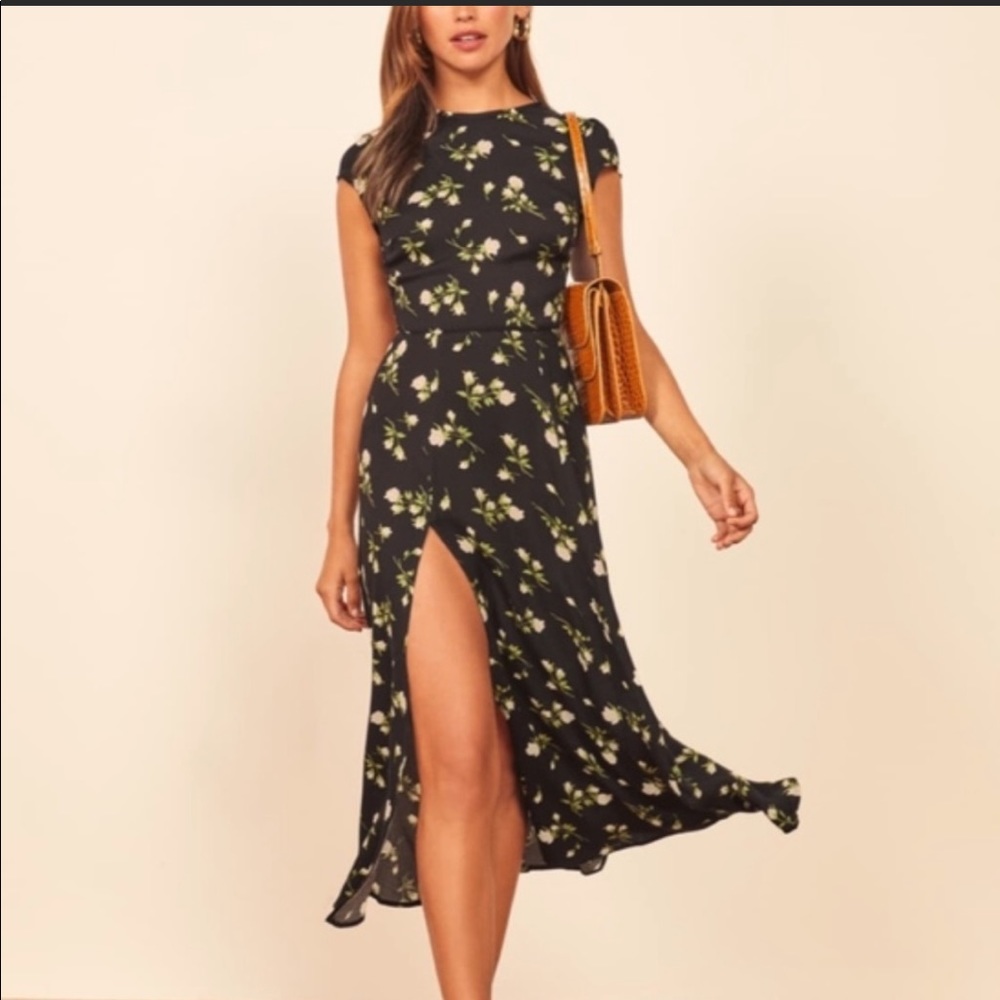 Reformation Gavin Midi Dress Brand New